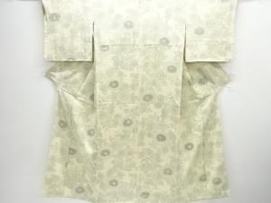 絞り菊模様一ツ紋小紋着物